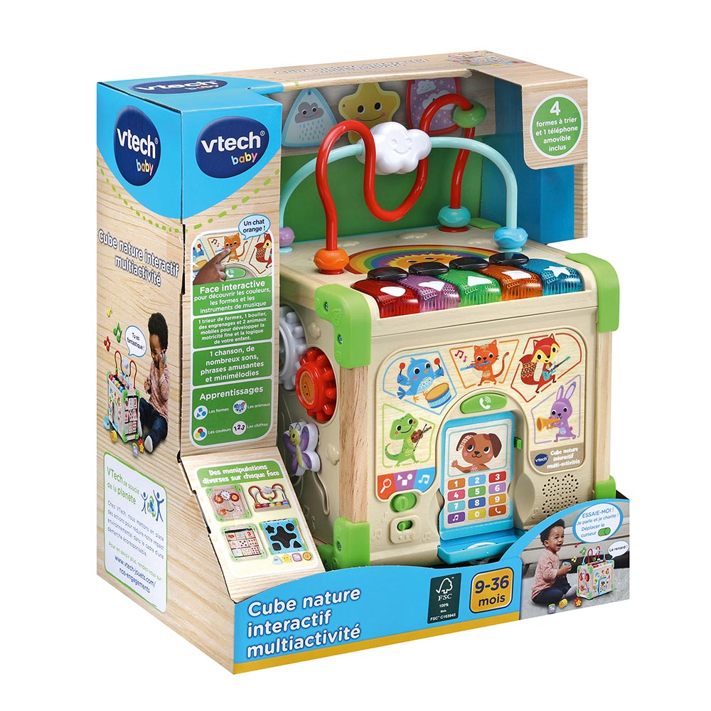 Cube nature interactif multi-activités -vtech