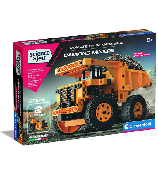 MON ATELIER DE MÉCANIQUE – CAMIONS MINIERS – CLEMENTONI
