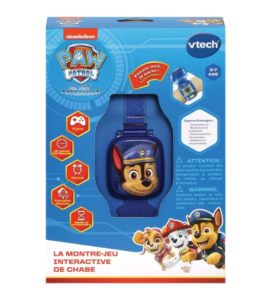 MONTRE JEU INTERACTIVE DE CHASE – PAT’PATROUILLE – VTECH