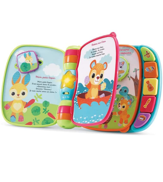 LIVRE INTERACTIF BLEU – SUPER LIVRE ENCHANTÉ DES BABY LOULOUS – VTECH