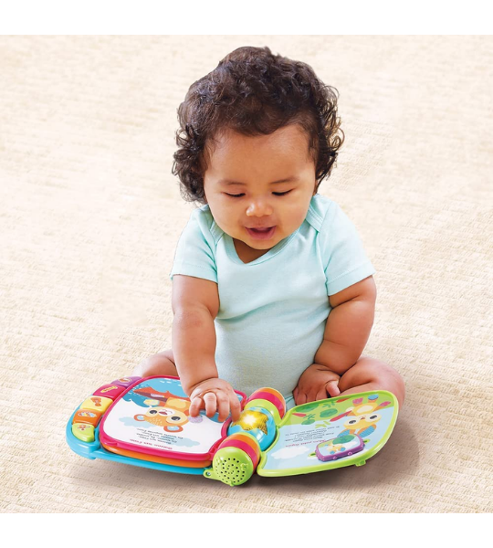 LIVRE INTERACTIF BLEU – SUPER LIVRE ENCHANTÉ DES BABY LOULOUS – VTECH