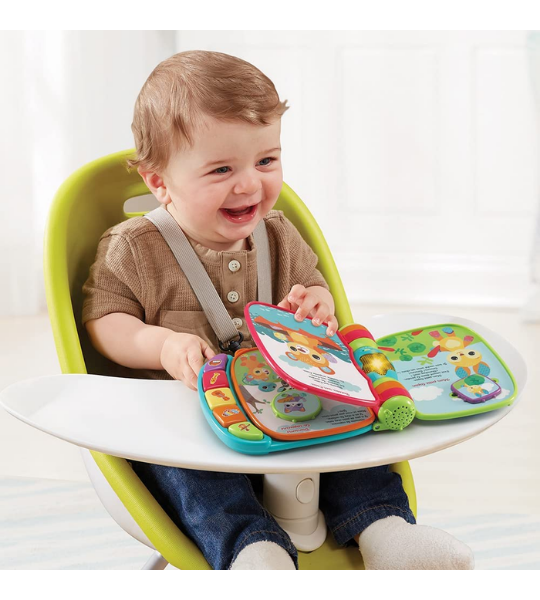 LIVRE INTERACTIF BLEU – SUPER LIVRE ENCHANTÉ DES BABY LOULOUS – VTECH