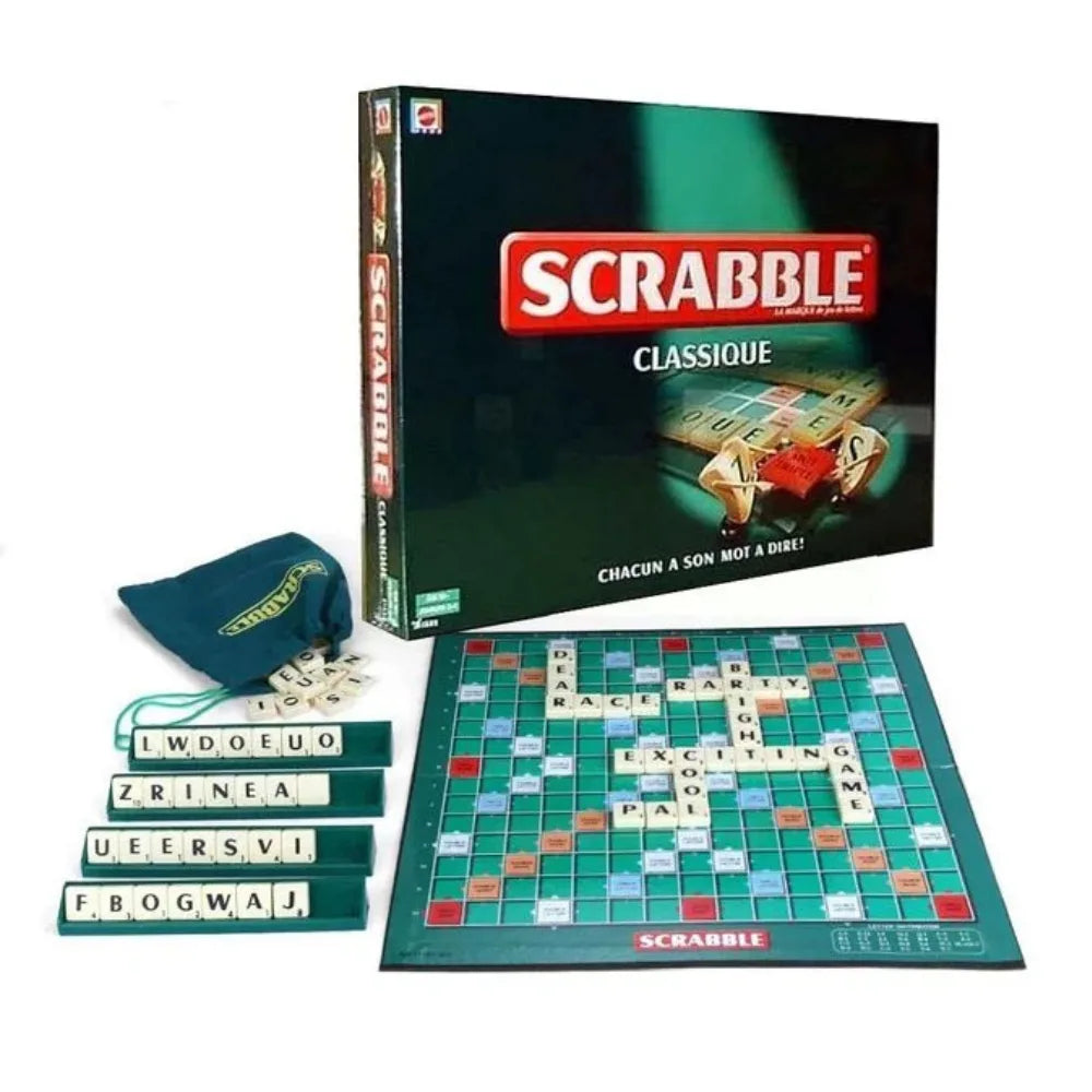 Scrabble Classique – Jeu de société de lettres en français pour toute la famille