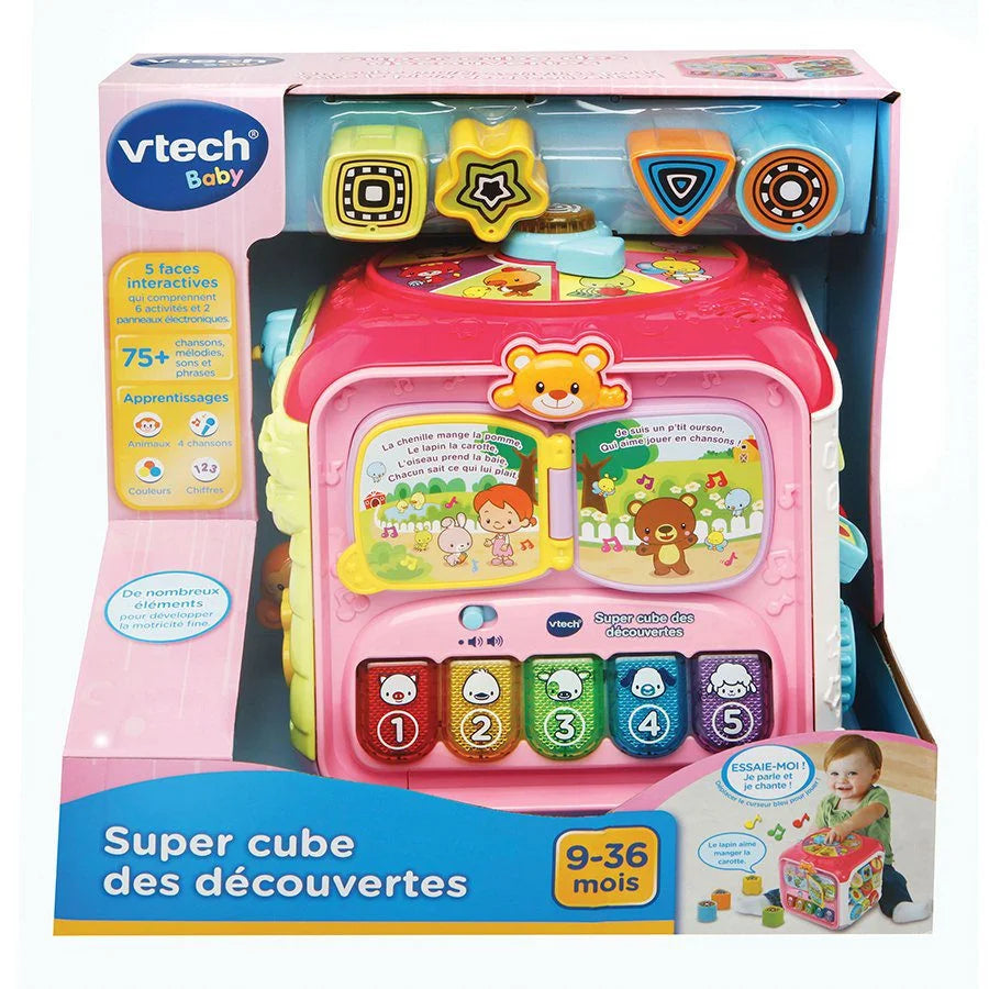Super cube des découverte rose – Vtech