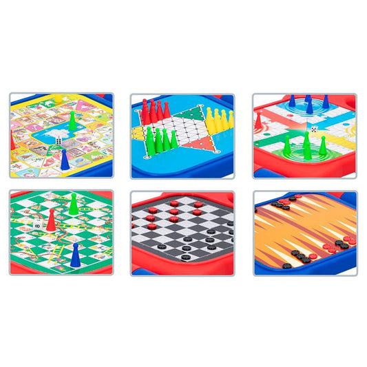 Jeu de Table de Voyage 8 en 1 – Classiques Indémodables