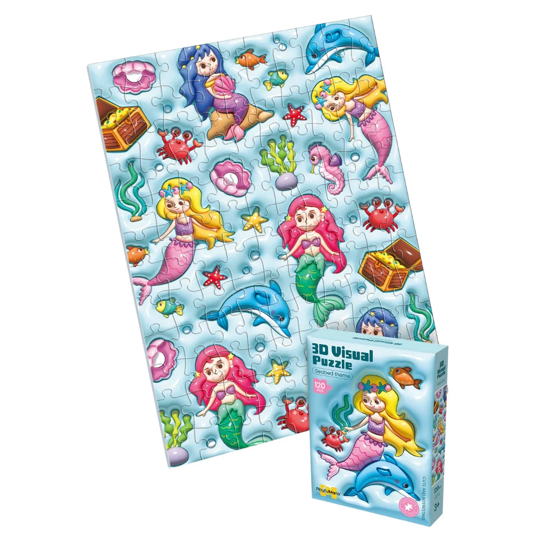 Fonctionnalités du puzzle visuel 3D de PlayfulMario