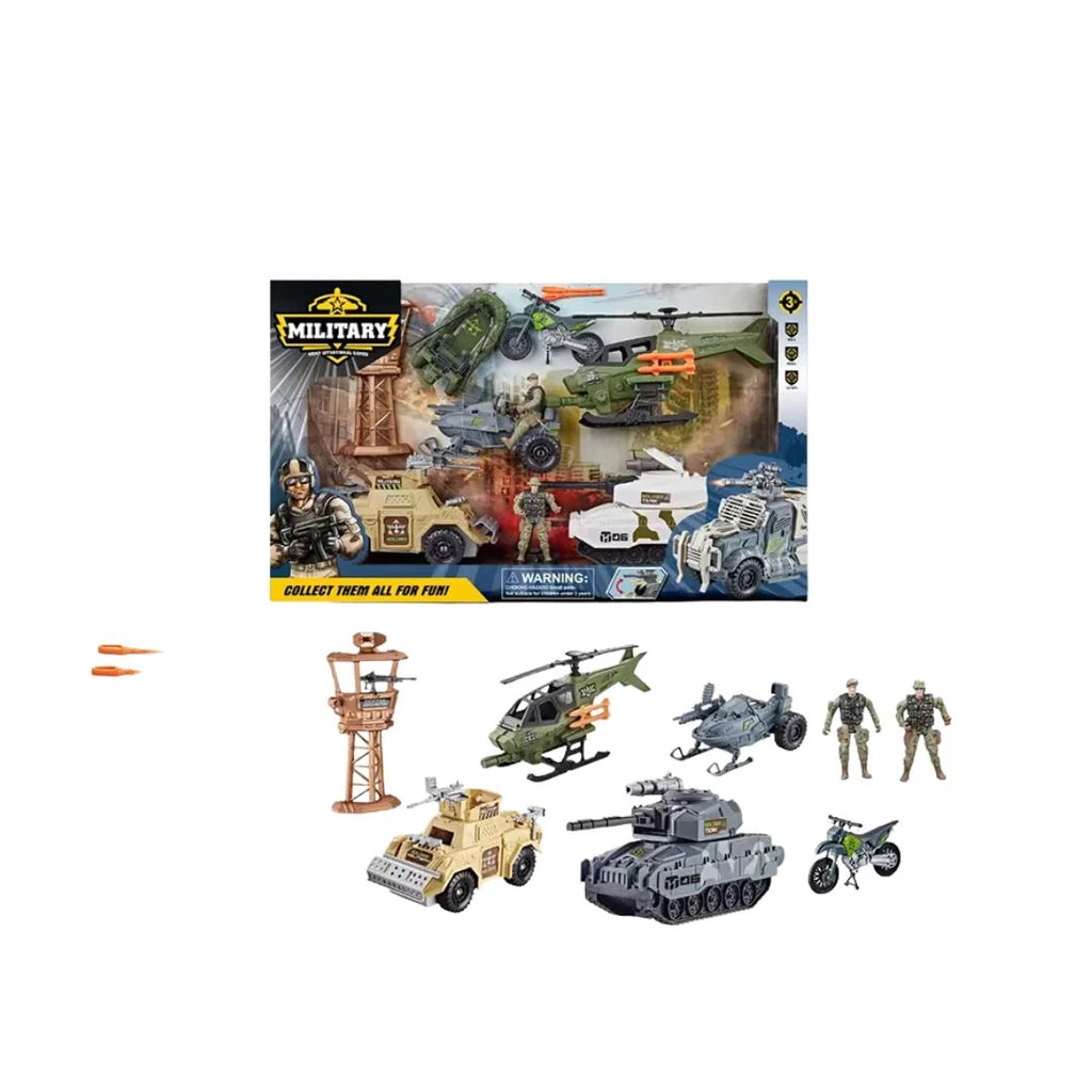 Coffret Véhicules Militaires & Figurines dès 3 Ans