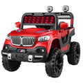 BM Électrique Enfant 1 Place avec LED et Grandes Roues – De 2 à 5 Ans - Rouge