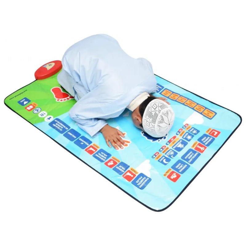 Tapis de Prière Éducatif Interactif pour Enfants – Apprentissage de la Salat en Plusieurs Langues