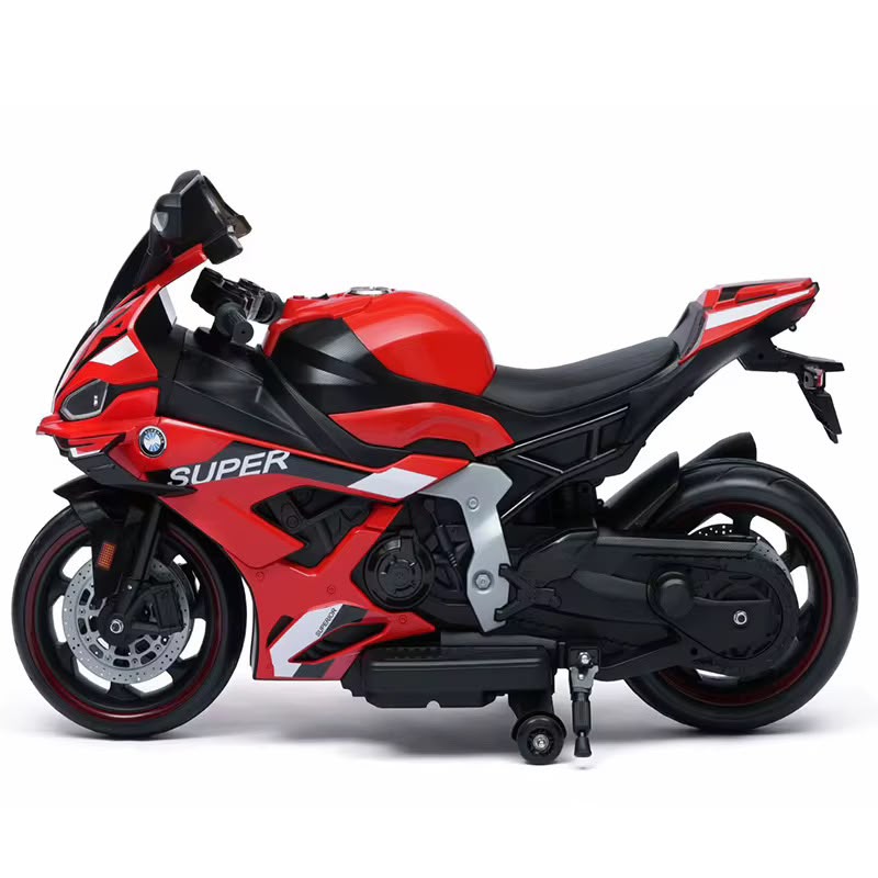 Moto Électrique Sportive S1000rr pour Enfant – 2 Places, 12V - Rouge