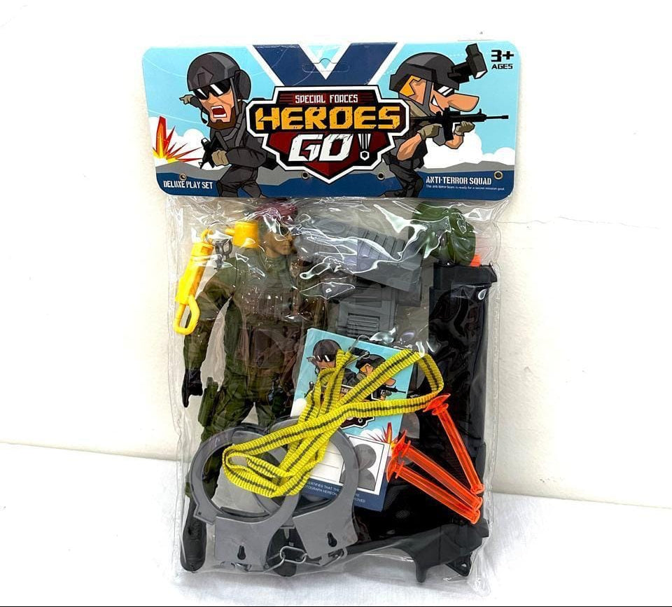 Set Militaire Heroes Go dès 3 Ans