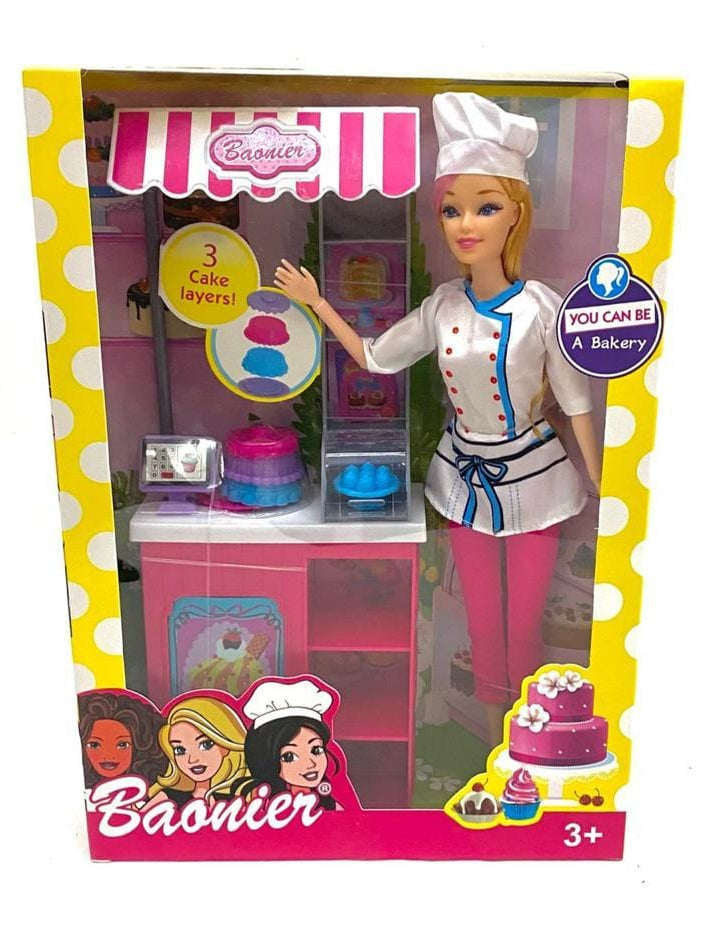 Poupée Chef – Set Cuisine avec Accessoires
