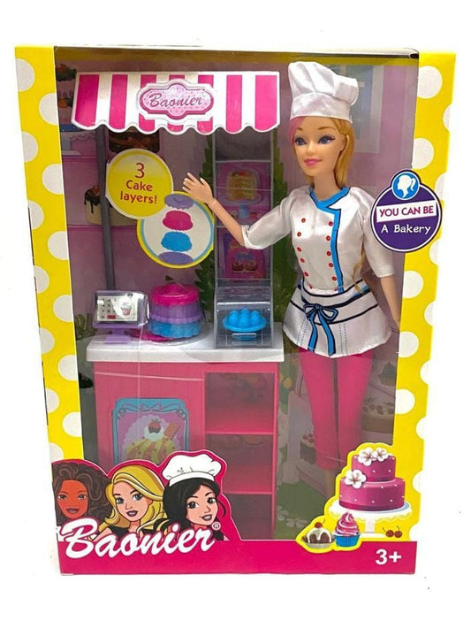 Poupée Chef – Set Cuisine avec Accessoires