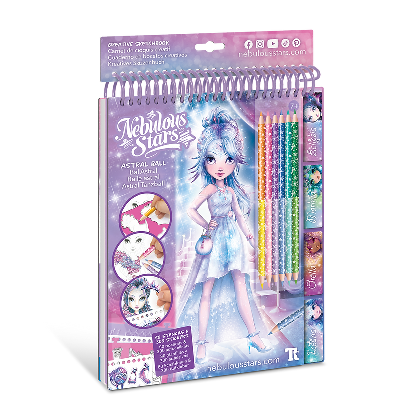 Carnet de croquis de mode - Bal astral