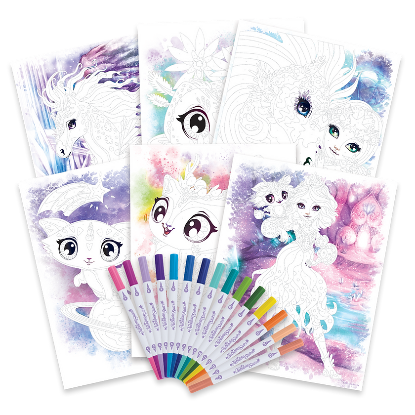 Ensemble de coloriage par numéro - Classique