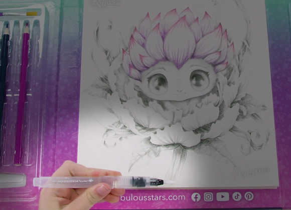 Livre à colorier à l'aquarelle