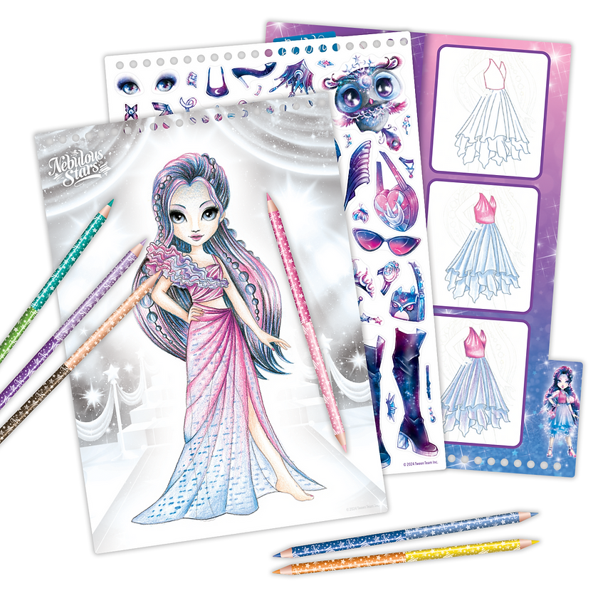 Carnet de croquis de mode - Bal astral