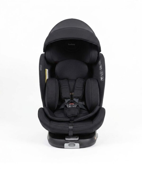 Siège Auto Bébé Burbay avec Canopy, Réducteur et Harnais – Dès la Naissance