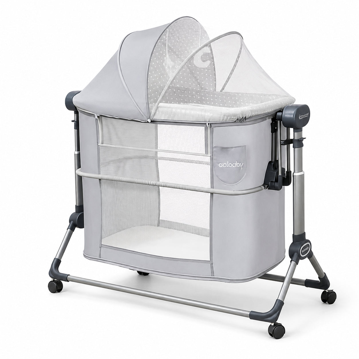 Berceau Cododo Électrique 3 en 1 Coolbaby – Dès la Naissance, Hauteur Réglable et Moustiquaire