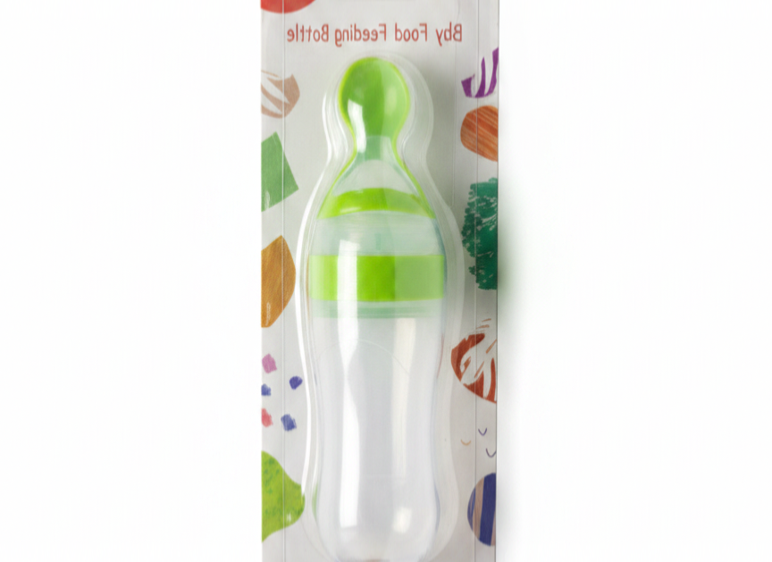 Biberon Cuillère Distributeur Aliment Bébé Silicone 0M+