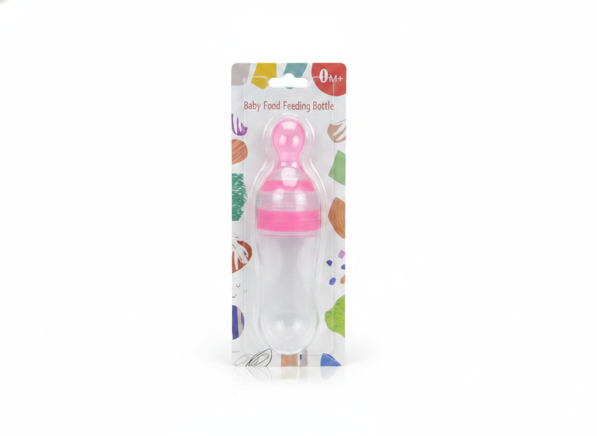 Biberon Cuillère Distributeur Aliment Bébé Silicone 0M+