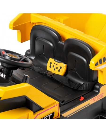 Le Camion Conteneur Électrique 12V pour enfants - JAUNE