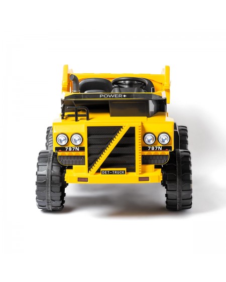 Le Camion Conteneur Électrique 12V pour enfants - JAUNE