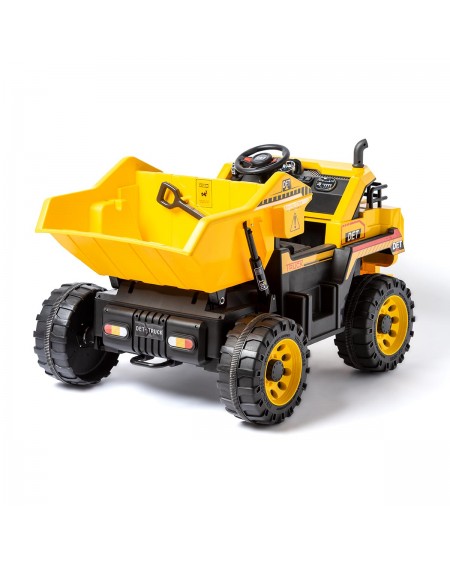 Le Camion Conteneur Électrique 12V pour enfants - JAUNE