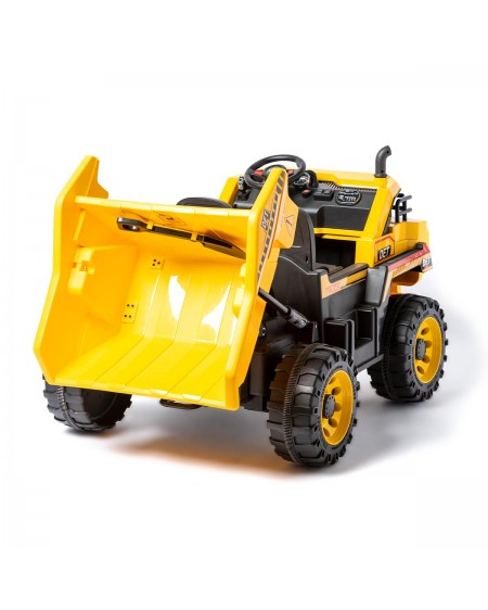 Le Camion Conteneur Électrique 12V pour enfants - JAUNE