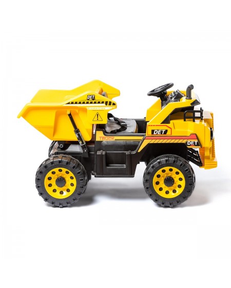 Le Camion Conteneur Électrique 12V pour enfants - JAUNE