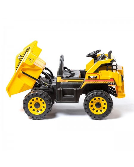 Le Camion Conteneur Électrique 12V pour enfants - JAUNE