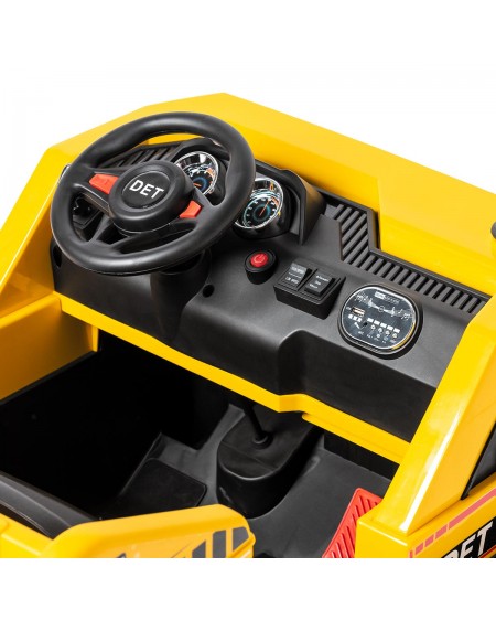 Le Camion Conteneur Électrique 12V pour enfants - JAUNE