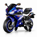 Moto Électrique Sportive pour Enfant 1 Place Bleu – 3 à 6 Ans