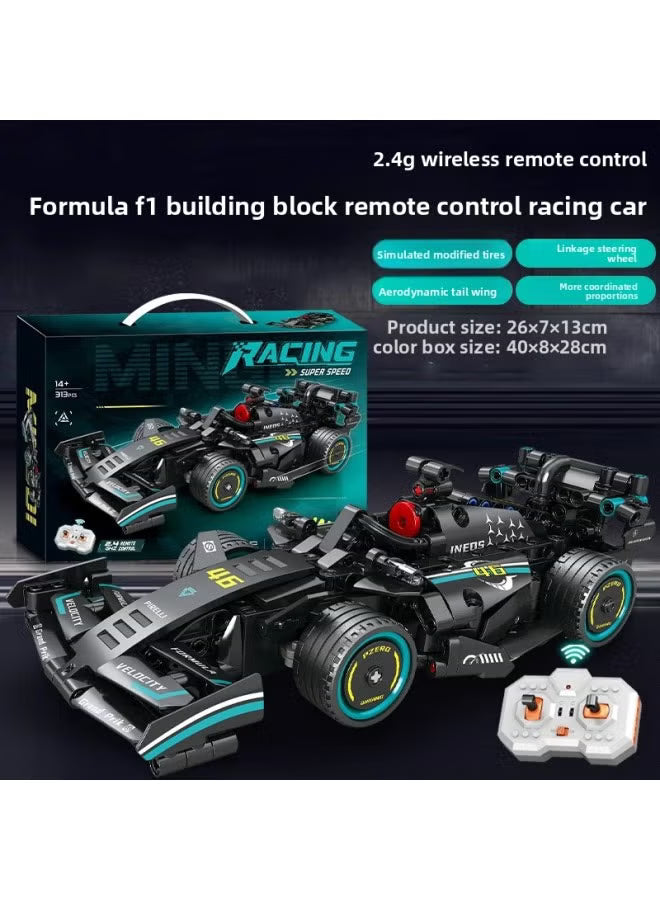 Mingdi 8722 Formula 1 style remote control racing car building set