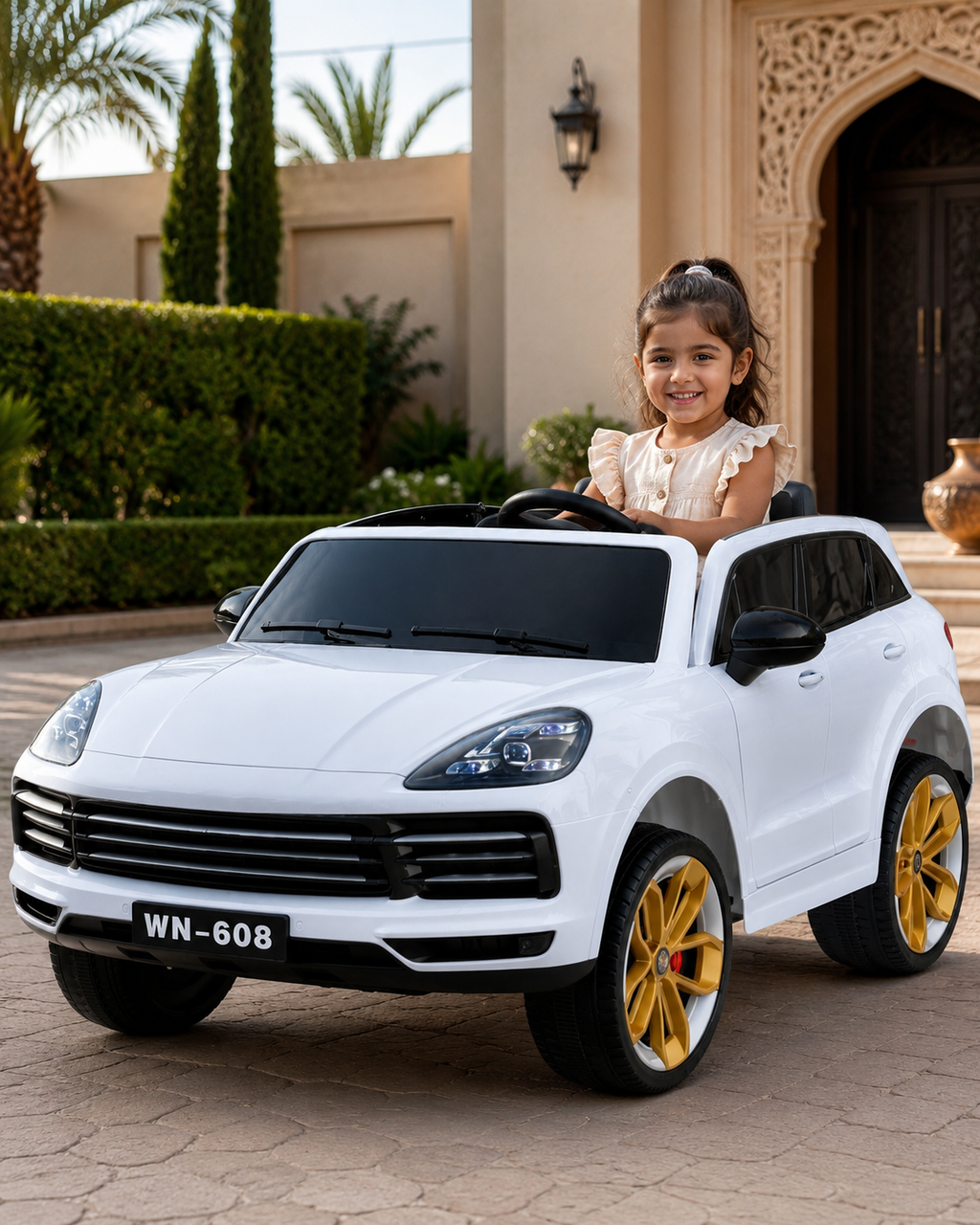 Voiture Électrique Enfant Porshe 12V – SUV 4 Moteurs avec Télécommande Parentale