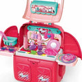Sac à dos rose Beauté, ensemble de jouets 2 en 1