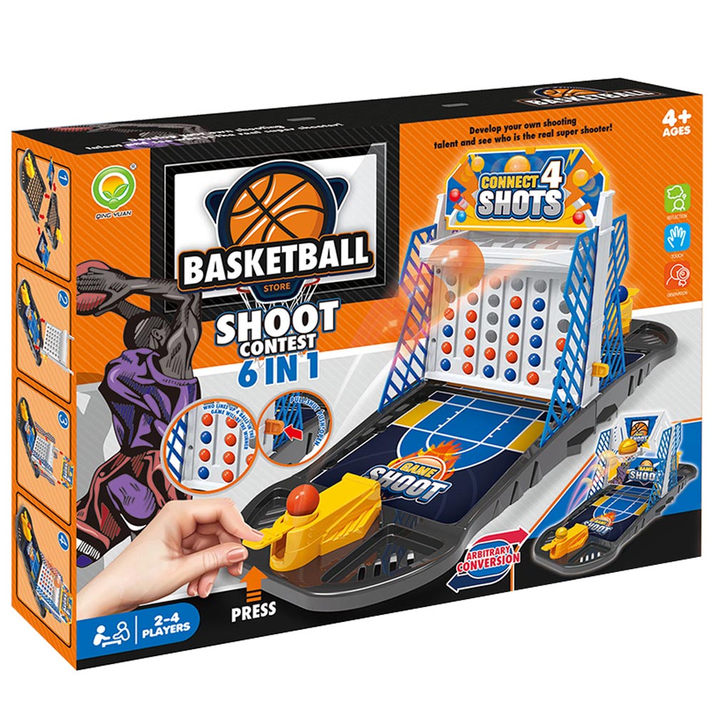 Jeu de Tir Basket 2-en-1 dès 4 Ans