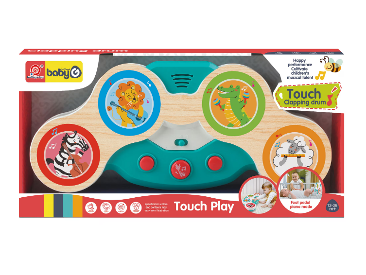 Tambour Musical Interactif à Taper pour Bébé