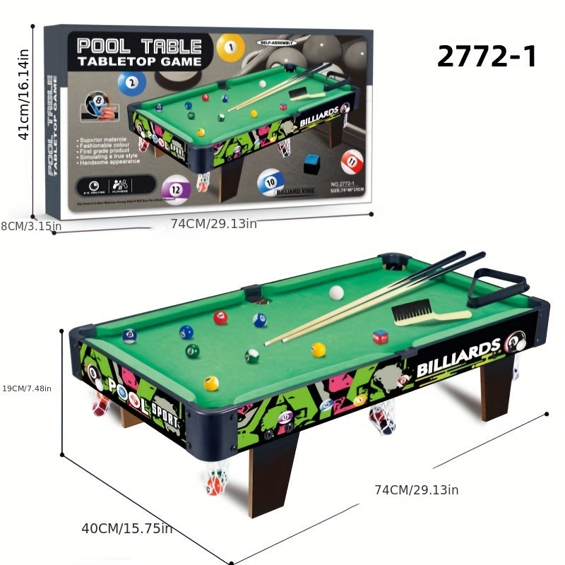 Pool table tabletop pool game