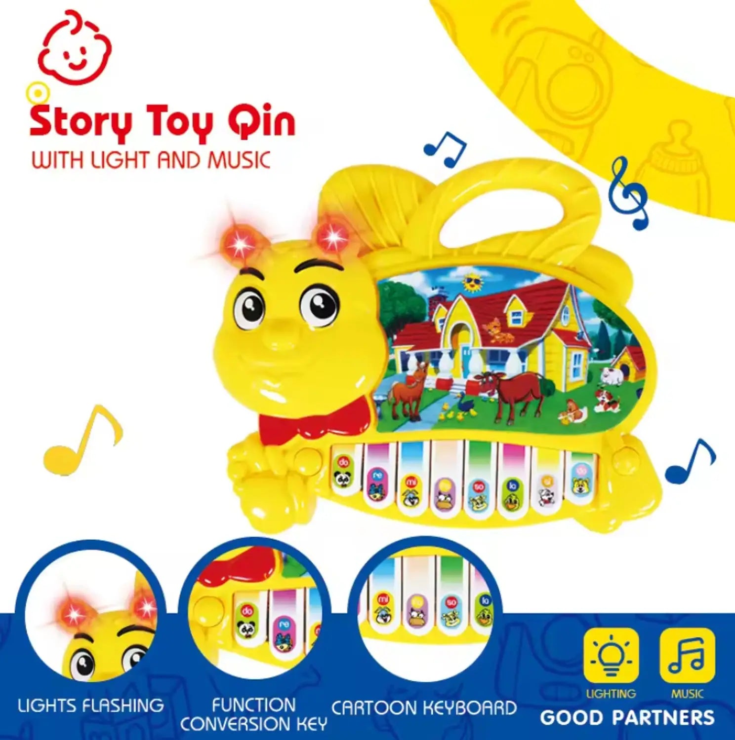 Piano orgue abeille de la marque Story Toy Qin