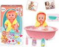Poupée Bébé avec Baignoire et Accessoires de Bain – Jeu d’Imitation dès 3 Ans