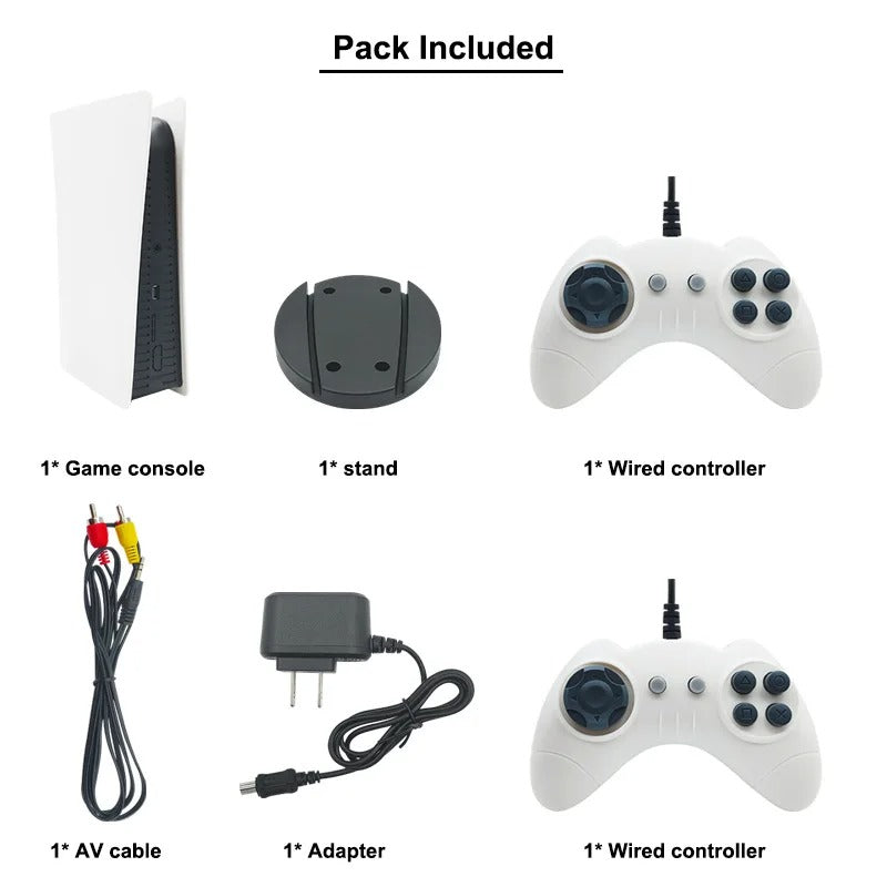 GS5 Mini Console TV - 620 Jeux Classiques, Plug & Play
