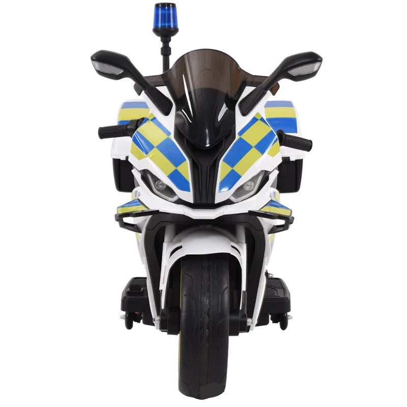 Moto Électrique Enfant 12V – Style S1000RR Police Racing