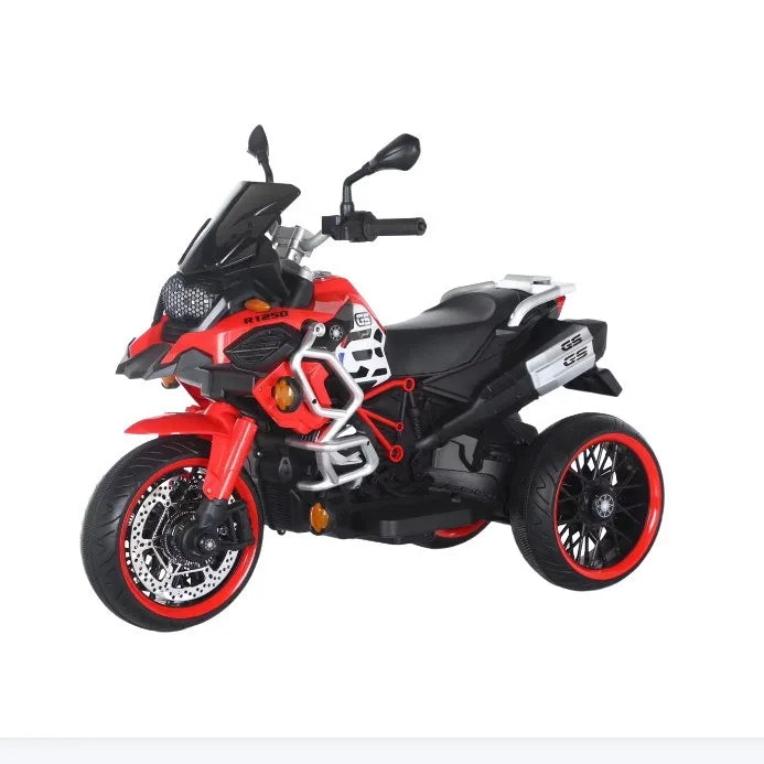 Moto Électrique Enfant 3 Roues 12V – Style GS1200 Aventure - Rouge