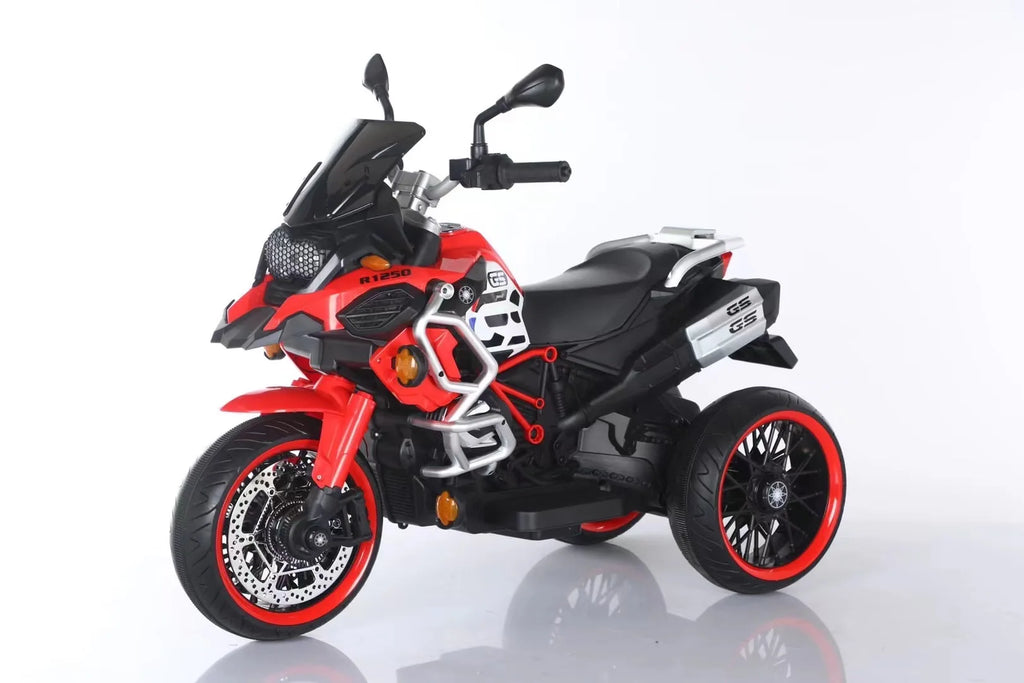 Moto Électrique Enfant 3 Roues 12V – Style GS1200 Aventure - Rouge