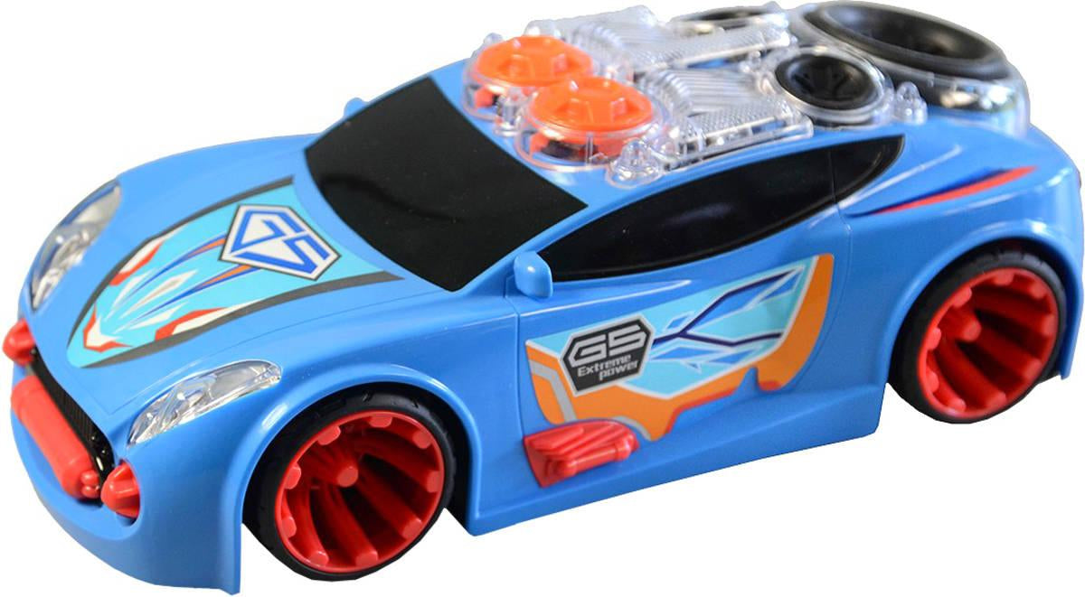 Voiture de Course 23 cm – Lumières & Sons, Effet “Haut-Parleurs Vibrants”