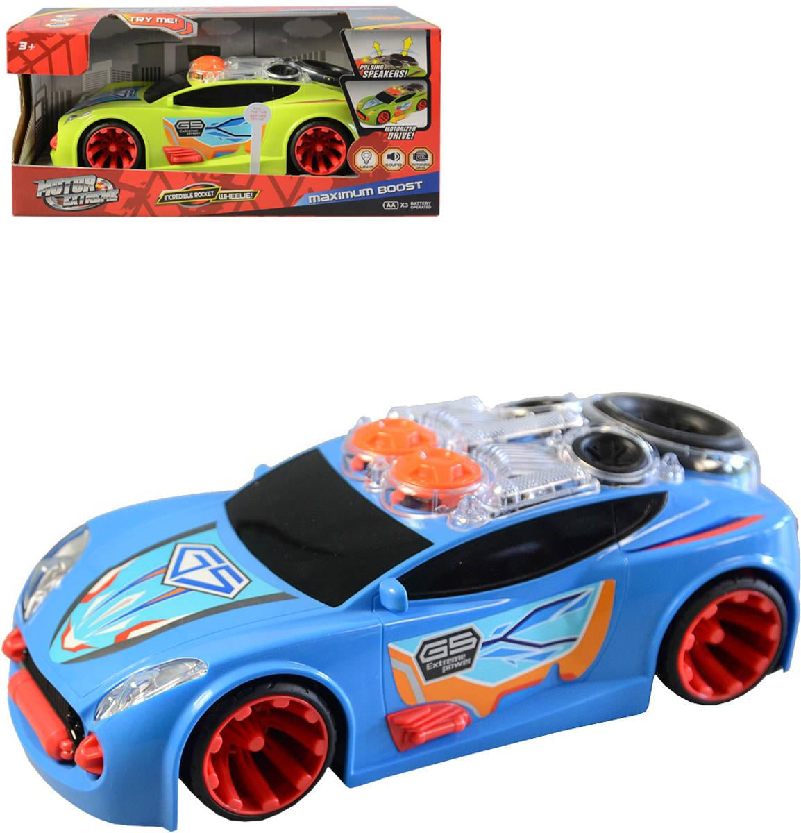 Voiture de Course 23 cm – Lumières & Sons, Effet “Haut-Parleurs Vibrants”