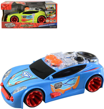 Voiture de Course 23 cm – Lumières & Sons, Effet “Haut-Parleurs Vibrants”