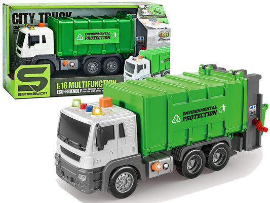 Camion Poubelle 1:16 – Tri Sélectif – Friction & Sons