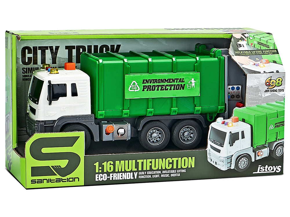 Camion Poubelle 1:16 – Tri Sélectif – Friction & Sons